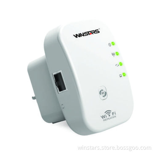 300Mbps Wi-Fi Repeater, More Range for Every WLAN Network, Wall Plug Design for Convenient Placement